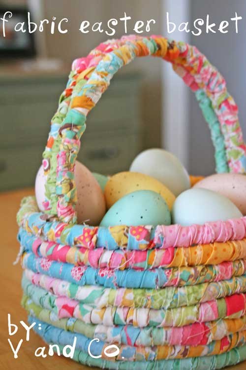 Fabric Easter Basket Free Sewing Tutorial Love To Sew