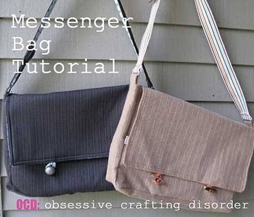 Messenger Bag - Free Sewing Tutorial - Love to Stitch and Sew