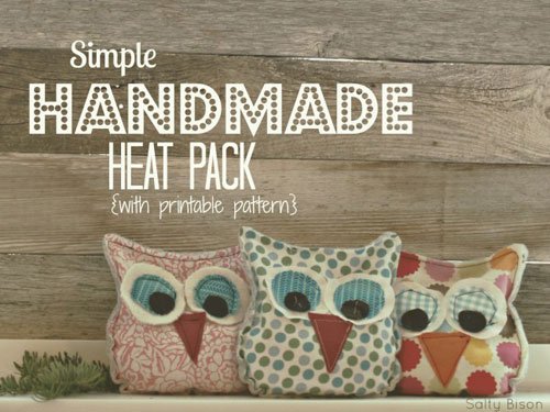 Free Sewing Pattern and Tutorial - Handmade Owl Heat Pack