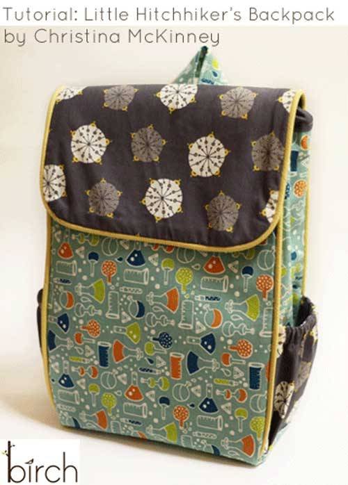 Little Hitchhiker's Backpack - Free Sewing Tutorial - Love to Stitch ...