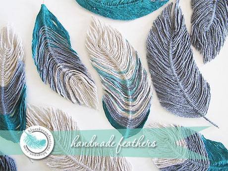Free Tutorial: How to use yarn to make feathers - Love to Stitch