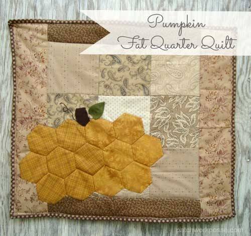 Hexagon Pumpkin Quilt - Free Quilt Tutorial