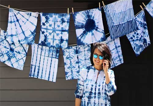 How to Hand-Dye Shibori Style