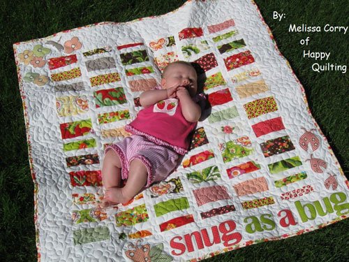 Free Quilt Pattern and Tutorial - Snug as a Bug Baby Quilt
