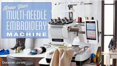 Know Your Multi-Needle Embroidery Machine Online Class