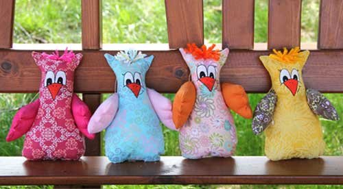 Free Sewing Pattern and Tutorial - Greta the Owl