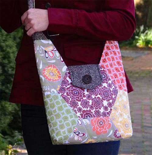 Hexie Hipster Bag Sewing Pattern