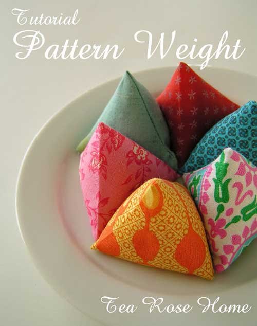 Fabric Pattern Weights - Free Sewing Tutorial