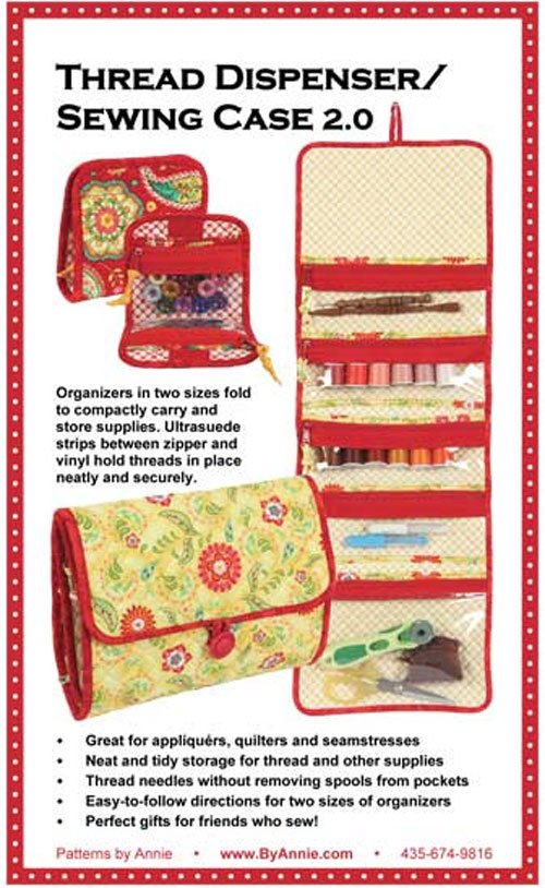 Thread Dispenser Sewing Case Pattern - Love to Stitch and Sew