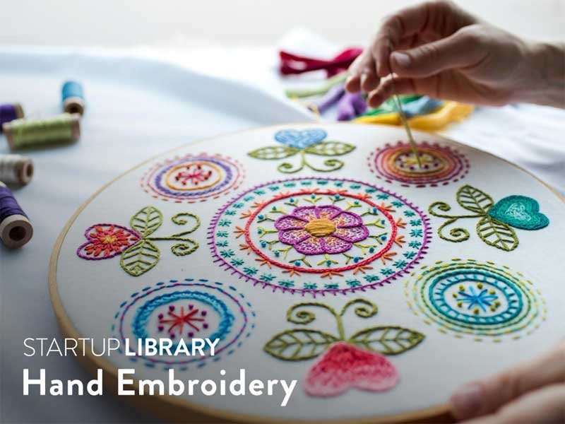 Startup Library: Hand Embroidery Online Class