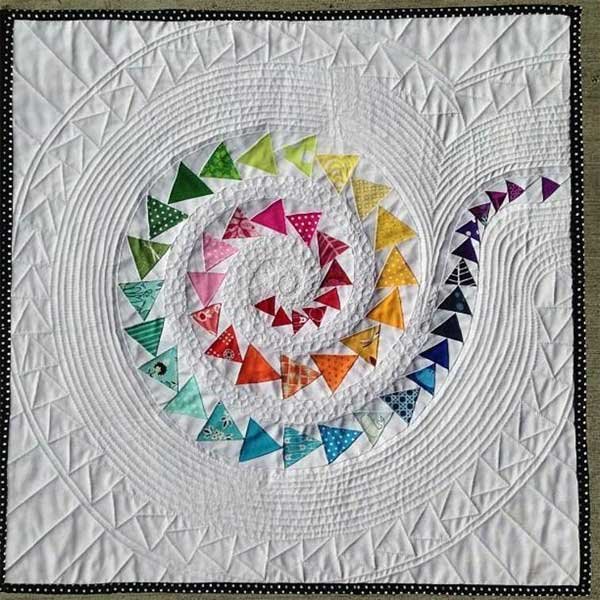 Spiral Geese Mini Quilt Pattern