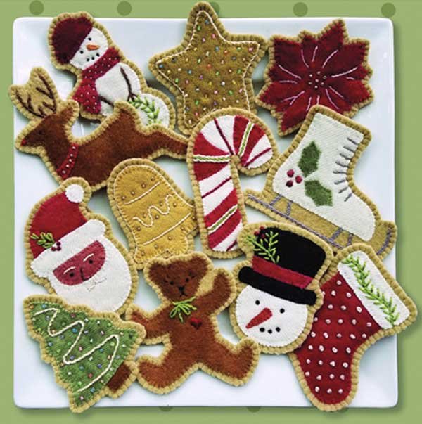 Sugar Cookie Ornaments Sewing Patterns