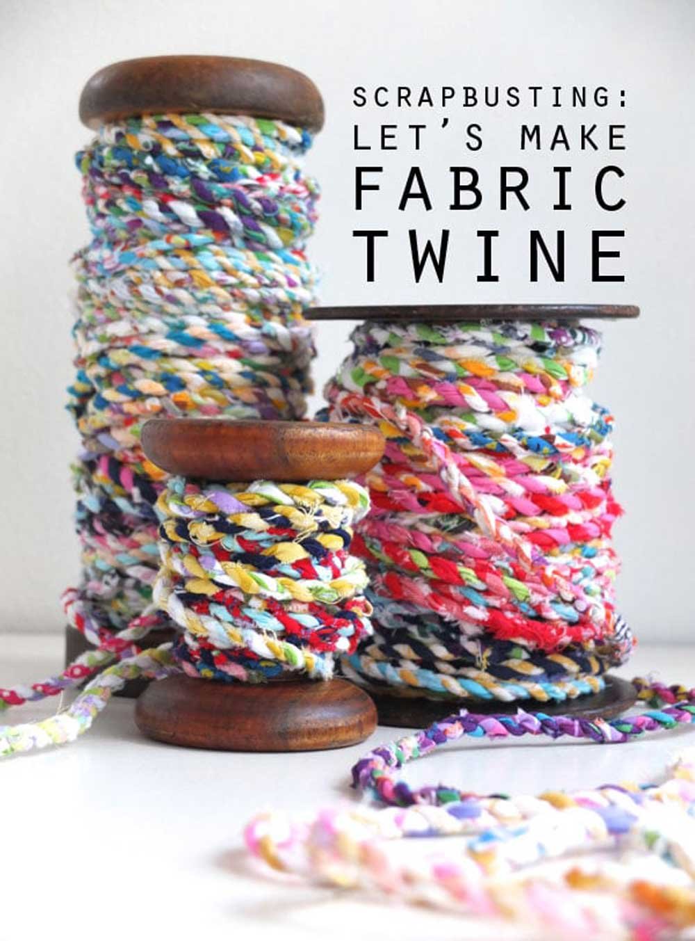 How to make Fabric Twine - Love to Stitch and Sew