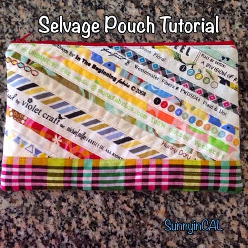 25 Sewing Projects using Fabric Selvedges